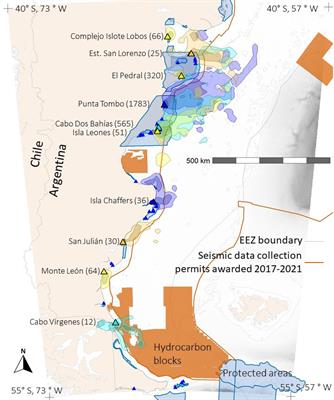 Variability in Foraging Range and Direction Among Colonies in a Widespread Seabird, the Magellanic Penguin